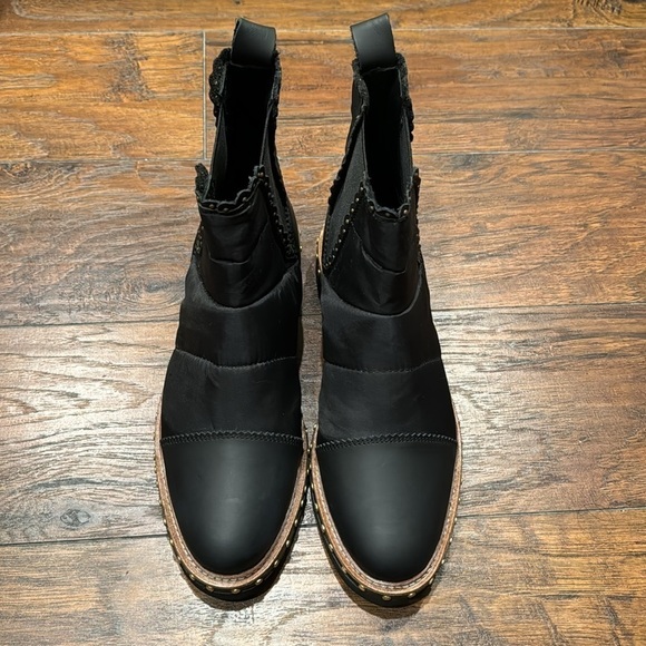 NEW! Free People Atlas Womens Pull On Leather Ankle Boots - Size 39 EU/ 9 US - Picture 5 of 13